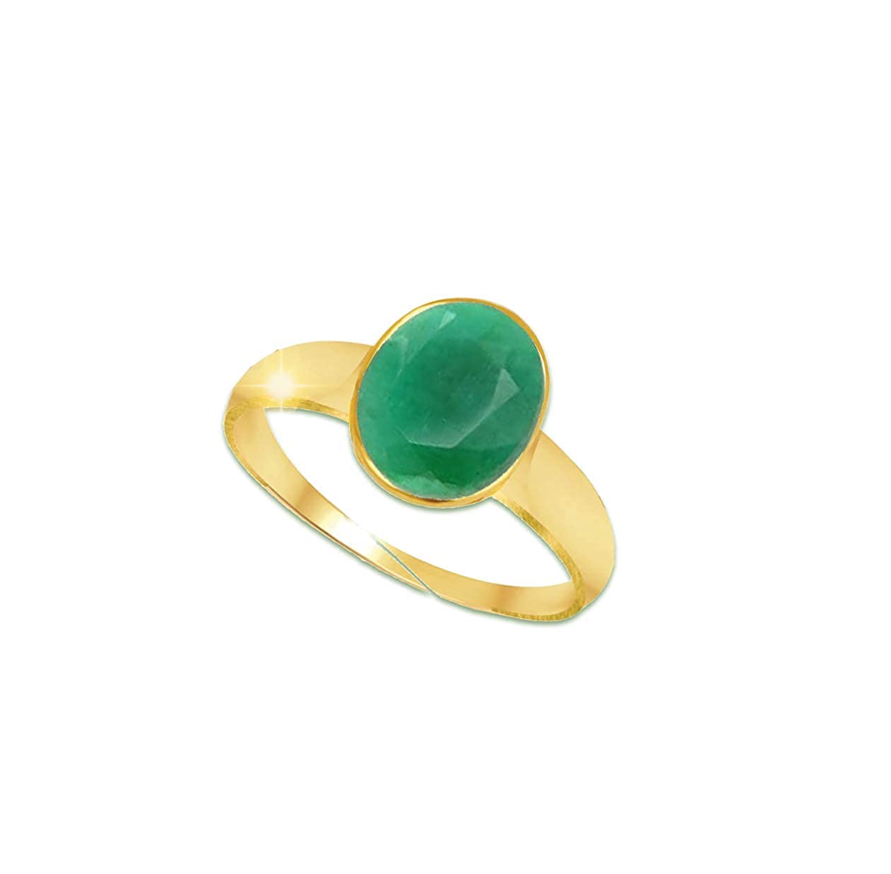 Emerald Gold Ring (Design A10) | GemPundit