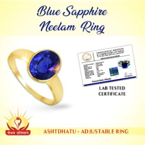 Blue Sapphire (Neelam) Ring